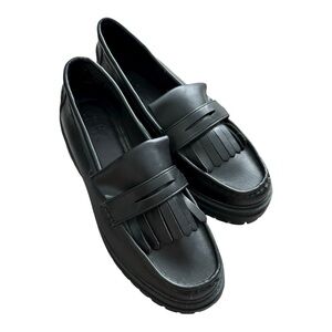 ASOS Design Black Chunky Heel Loafer